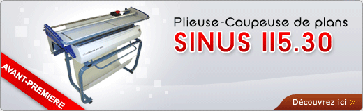 Plieuse-Coupeuse de plans SINUS 115.30