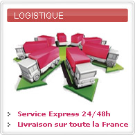 La logistique avec FUTURCAD - Service Express 24/48h . Livraison sur toute la France