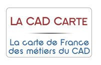 La CAD Carte - La carte de France des métiers du CAD/CAO/DAO