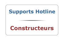 Supports Hotline des Constructeurs