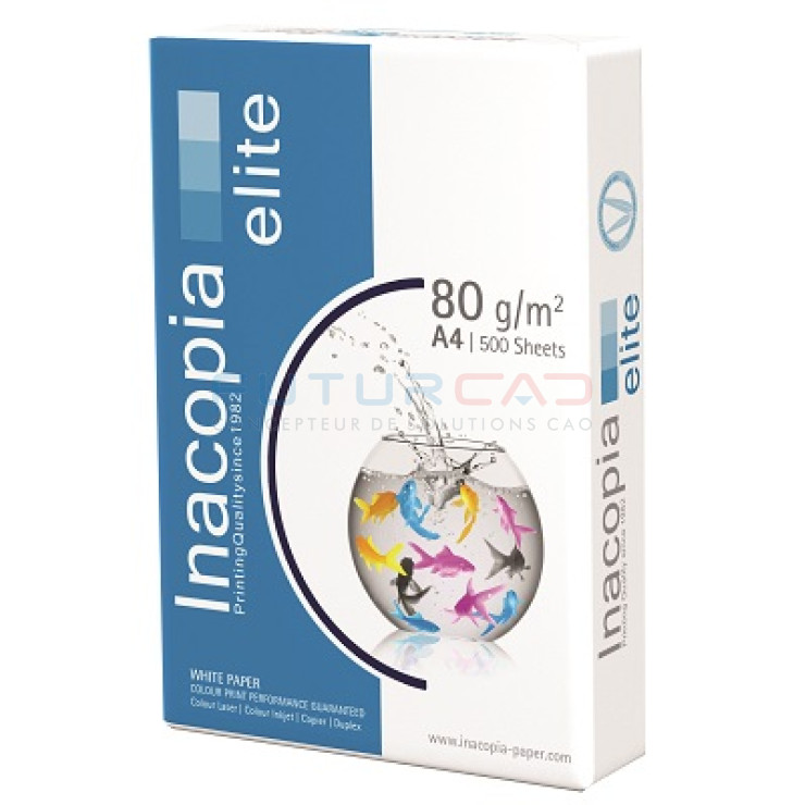 Ramette Papier Standard INACOPIA - Elite - Extra Blanc - A4 - 80 g/m² 14385  