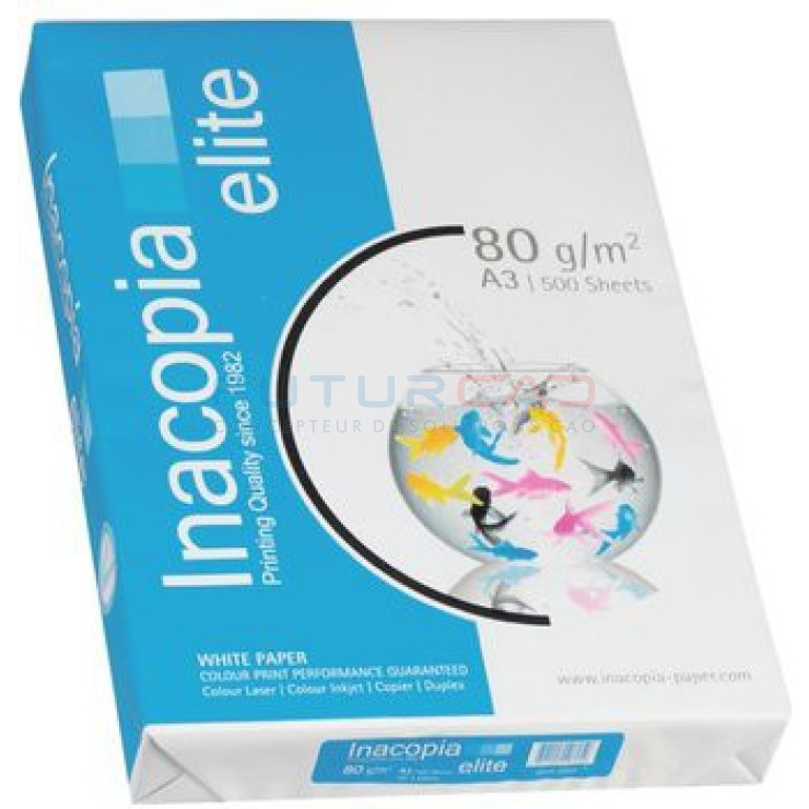 Ramette papier A4 Inacopia Elite 80g - Blanc