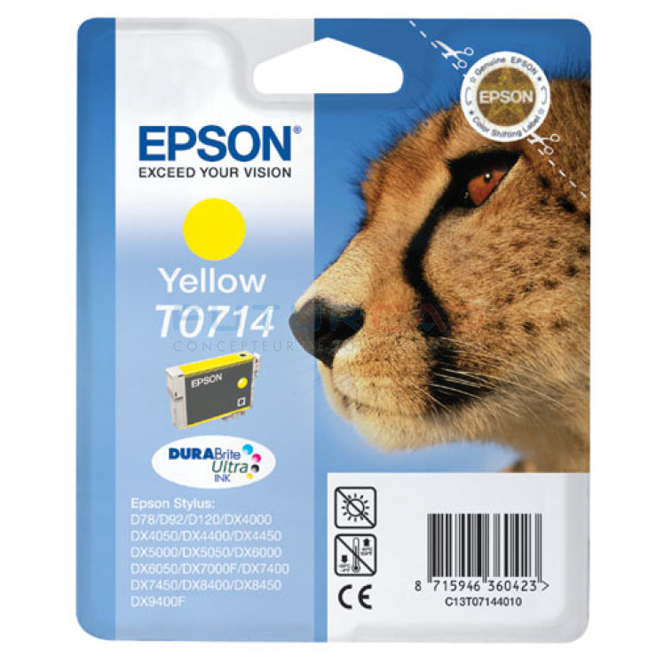 EPSON T0714 - Jaune - C13T07144011