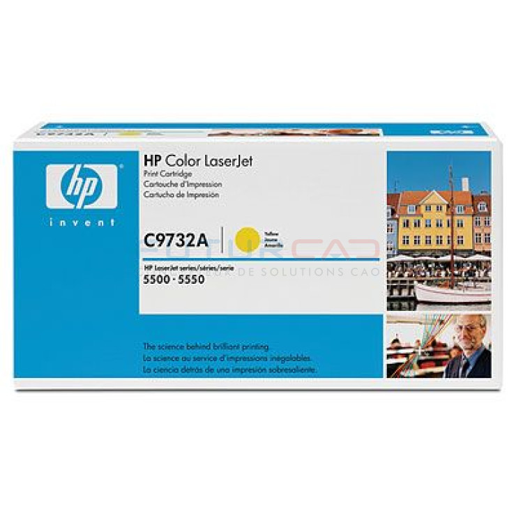 HP C9732A - Jaune - Cartouche de toner