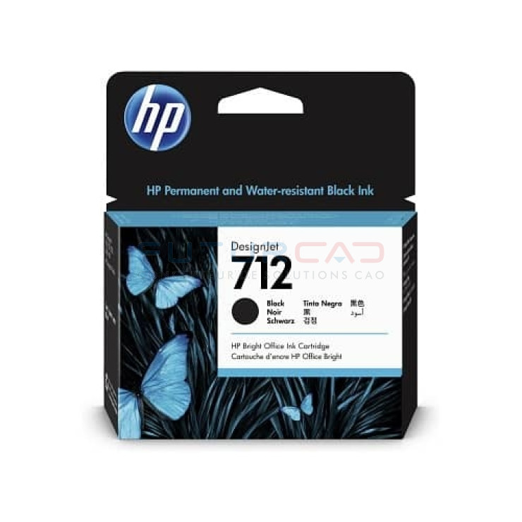 Cartouche d'encre Bright Office HP 712 cyan de 29 ml