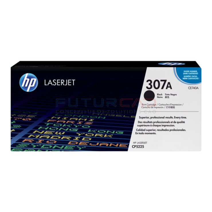 HP 307A cartouche de toner noir 7000 pages CE740A