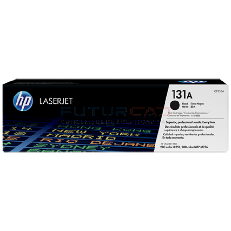 HP toner 131A - CF210A - Cartouche de toner noir - 1600 pages