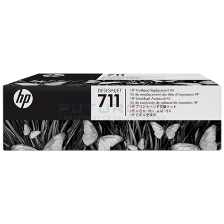HP 711 - C1Q10A - Kit de remplacement pour tête d'impression HP 711 Designjet