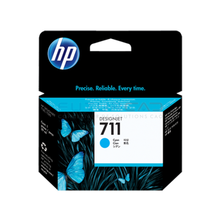 HP 711 - Cartouche d'encre cyan - 29 ml - CZ130A