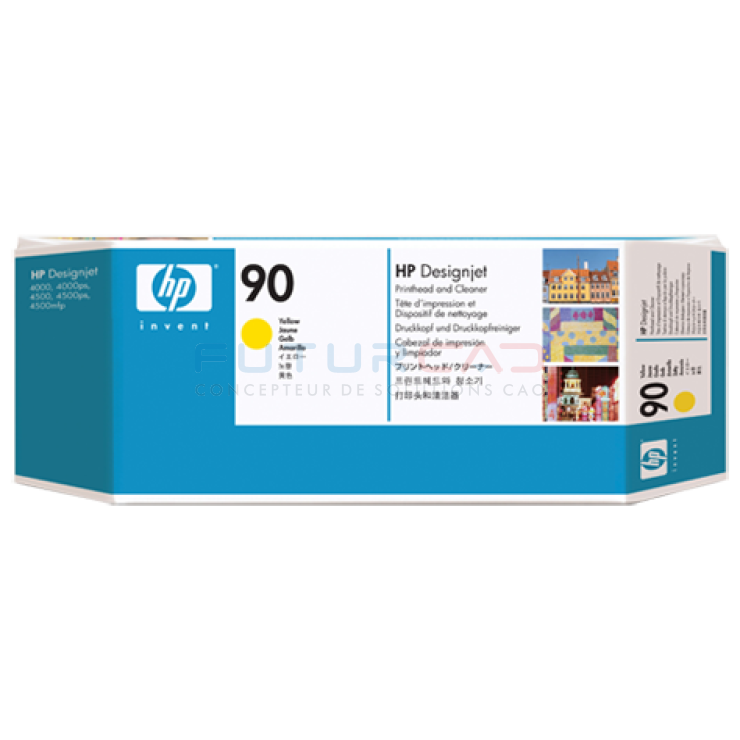 HP 90 - C5057A - Tête d'impression jaune