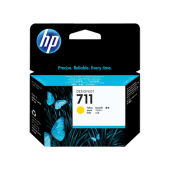 HP 711 - Cartouche d'encre jaune - 29 ml - CZ132A