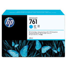 HP 761 - CR272A - Cartouche d'encre - 3 x cyan - 400 ml