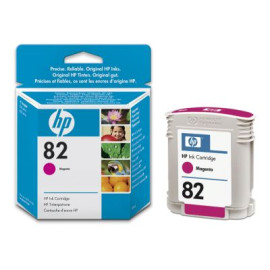 HP 82 - C4912A - Cartouche d'encre Magenta - 69 ml