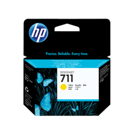 HP 711 - Cartouche d'encre jaune - 29 ml - CZ132A