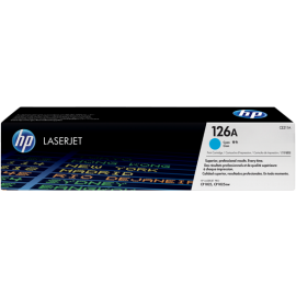 HP toner 126A - CE311A - Cartouche de toner cyan - 1000 pages