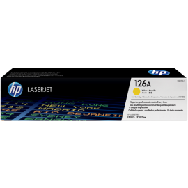 HP toner 126A - CE312A - Cartouche de toner jaune - 1000 pages