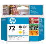 HP 72 - C9384A - Noir mat & jaune